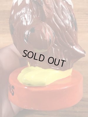 ブッシュガーデンの企業キャラクターのヴィンテージの貯金箱フィギュア