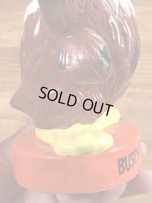 ブッシュガーデンの企業キャラクターのヴィンテージの貯金箱フィギュア