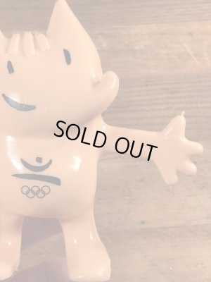 バルセロナオリンピック　ヴィンテージ　PVCフィギュア　コビー　マスコットキャラクター　90’s