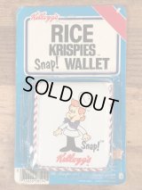 Kellogg's Rice Krispies Snap! Wallet　ライスクリスピー　ビンテージ　ウォレット　ケロッグ　80年代