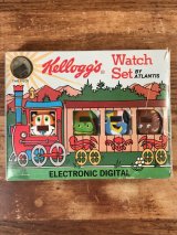 Kellogg's Electronic Digital Watch Set　ケロッグ　ビンテージ　ウォッチセット　腕時計　80年代