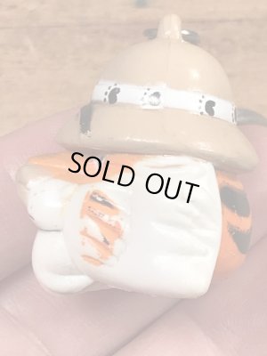 エクソンタイガー ヴィンテージ キーホルダー 企業キャラクター PVCフィギュア