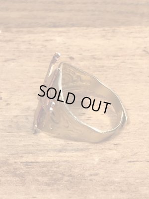 カールスジュニア　ヴィンテージ　指輪　アドバタイジングキャラクター　70’s