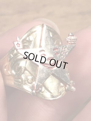 カールスジュニア　ヴィンテージ　指輪　アドバタイジングキャラクター　70’s