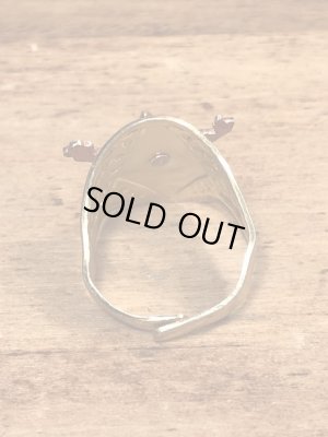 カールスジュニア　ヴィンテージ　指輪　アドバタイジングキャラクター　70’s