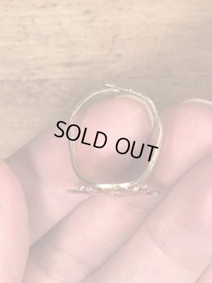 カールスジュニア　ヴィンテージ　指輪　アドバタイジングキャラクター　70’s