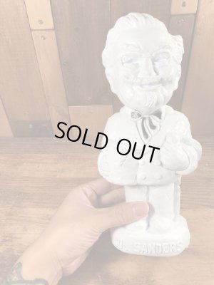 カーネルサンダース　ヴィンテージ　貯金箱フィギュア　アドバタイジングキャラクター　企業物