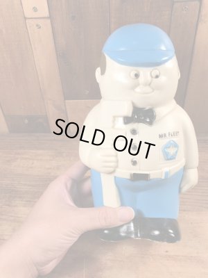 ミスターフリート ヴィンテージ 貯金箱フィギュア 企業キャラクター ソフビドール