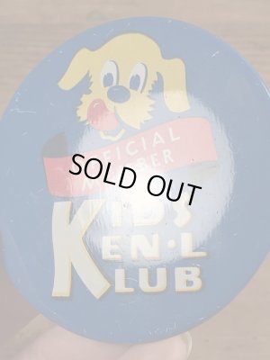 ケンネルレーション　ヴィンテージ　缶バッチ　企業キャラクター　企業物