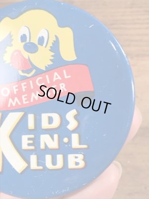 ケンエルレーション　ビンテージ　缶バッジ　アドバタイジングキャラクター　50年代