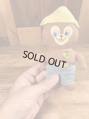 スモーキーベア　ヴィンテージ　ぬいぐるみ　企業キャラクター　企業物