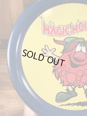 マジックマウンテントロール　ビンテージ　ブリキトレイ　アドバタイジングキャラクター　企業物