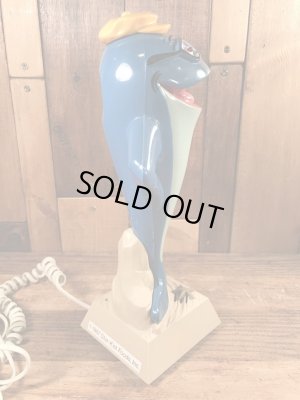 チャーリーザツナ　ビンテージ　電話機　企業キャラクター　80年代