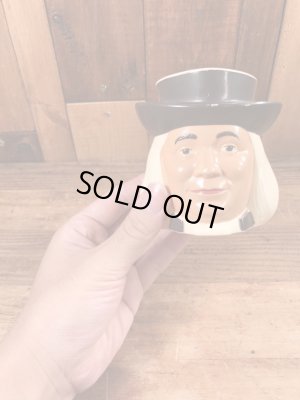 クエーカーオーツ　ヴィンテージ　マグカップ　アドバタイジングキャラクター　企業物