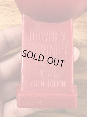 ダウニーセービングス　ヴィンテージ　貯金箱フィギュア　企業キャラクター　ノベルティ