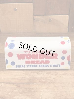 ワンダーブレッド　ヴィンテージ　貯金箱　アドバタイジング　70’s