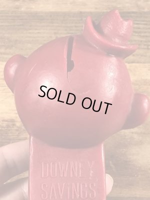 ダウニーセービングス　ビンテージ　コインバンクドール　アドバタイジングキャラクター　企業物