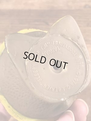 トラべロッジ　ヴィンテージ　ソフビフィギュア　アドバタイジングキャラクター　スリーピーベア