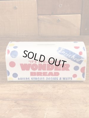 ワンダーブレッド　ヴィンテージ　貯金箱　アドバタイジング　70’s