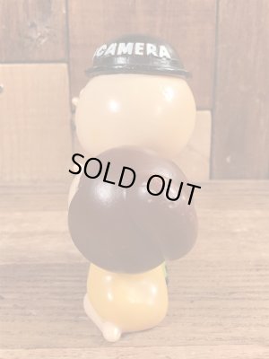 オリンパスカメラ ヴィンテージ ソフビ人形 アドバタイジングキャラクター 企業物