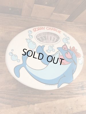 チャーリーザツナ　ビンテージ　体重計　企業キャラクター　70年代