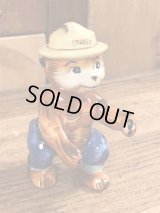 Smokey Bear Ceramic Figure　スモーキーベア　ビンテージ　セラミックフィギュア　陶器　50年代