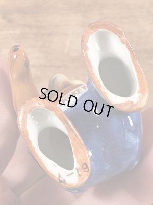 スモーキーベア　ヴィンテージ　陶器フィギュア　アドバタイジングキャラクター　企業物