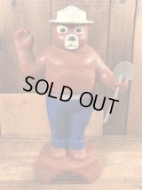 Smokey Bear Plastic Coin Bank　スモーキーベア　ビンテージ　コインバンクドール　貯金箱フィギュア　70年代