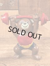 Image Factory Sports Misha Bear “Weightlifting” PVC Figure　こぐまのミーシャ　ビンテージ　PVCフィギュア　オリンピック　70年代