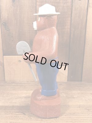 スモーキーベア　ヴィンテージ　貯金箱フィギュア　アドバタイジングキャラクター　企業物