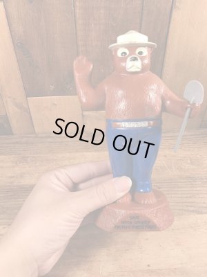 スモーキーベア　ヴィンテージ　貯金箱フィギュア　アドバタイジングキャラクター　企業物