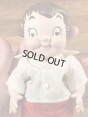 キャンベルスープ　ビンテージ　セラミックドール　企業キャラクター　70年代