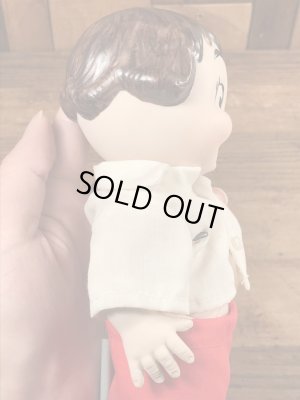 キャンベルスープ　ビンテージ　セラミックドール　企業キャラクター　70年代