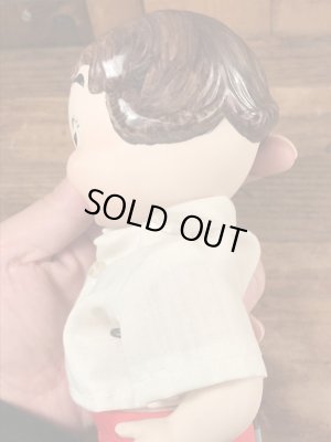 キャンベルスープ　ビンテージ　セラミックドール　企業キャラクター　70年代