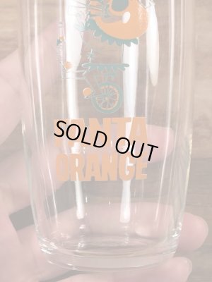 ファンタオレンジ ヴィンテージ ガラスコップ アドバタイジングキャラクター 企業物