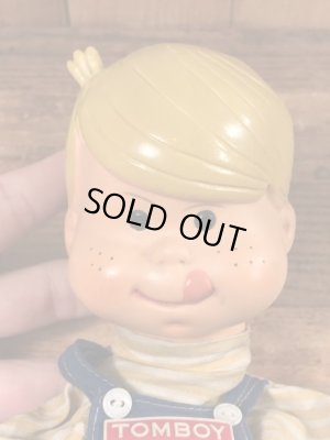 トムボーイ　ビンテージ　ビーンバッグドール　アドバタイジングキャラクター　企業物