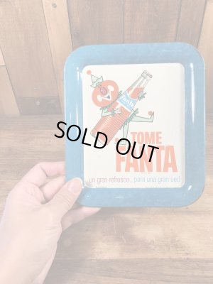 ファンタオレンジ　ヴィンテージ　Tinトレー　アドバタイジングキャラクター　企業物　60’s