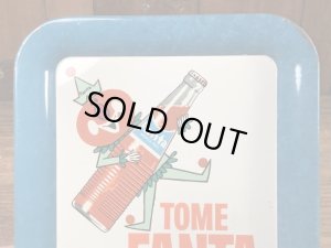 ファンタオレンジ　ビンテージ　トレイ　企業キャラクター　ノベルティ　60年代