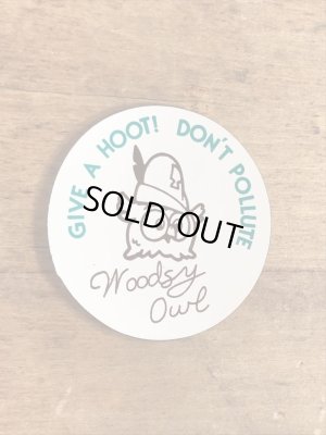 ウッジーオウル　ビンテージ　マグネット　企業キャラクター　70年代