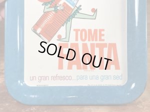 ファンタオレンジ　ヴィンテージ　Tinトレー　アドバタイジングキャラクター　企業物　60’s