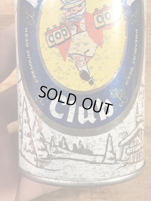 Bauarian Club　ヴィンテージ　Tin缶　企業キャラクター　ビール　60~70’s