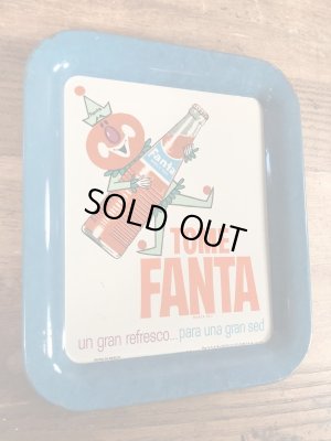 ファンタオレンジ　ビンテージ　トレイ　企業キャラクター　ノベルティ　60年代