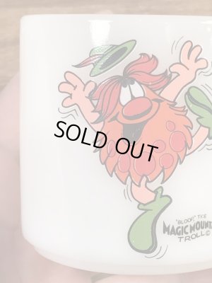 マジックマウンテントロール　ビンテージ　マグカップ　アドバタイジングキャラクター　企業物　フェデラル