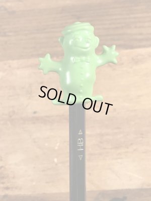 ブーベリー　ビンテージ　ペンシルトッパー　アドバタイジングキャラクター　企業物　70年代