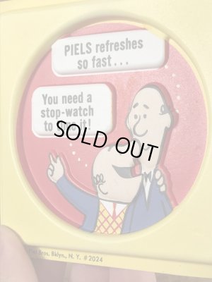 ピールズビール ビンテージ コースター 企業キャラクター バート&ハリー 70年代