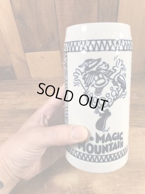 マジックマウンテン　ヴィンテージ　ビアマグ　アドバタイジングキャラクター　企業物　70’s