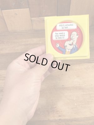 ピールズビール ヴィンテージ コースター アドバタイジングキャラクター 企業物 70’s