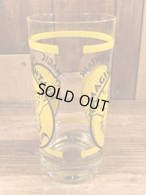 マジックマウンテントロール　ヴィンテージ　ガラスコップ　企業キャラクター　マスコットキャラクター　70’s