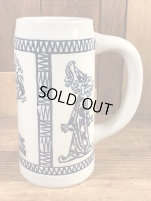 マジックマウンテン　ヴィンテージ　ビアマグ　アドバタイジングキャラクター　企業物　70’s