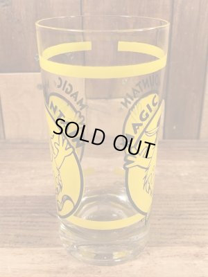 マジックマウンテントロール　ヴィンテージ　ガラスコップ　企業キャラクター　マスコットキャラクター　70’s